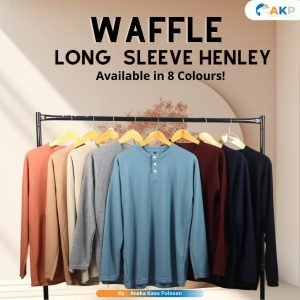 Shirt Waffle Henley