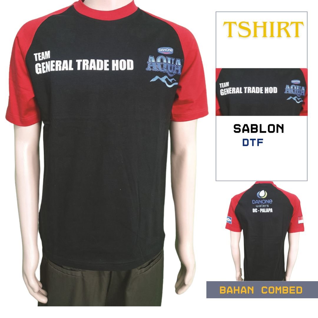 Tshirt Promosi - Aqua