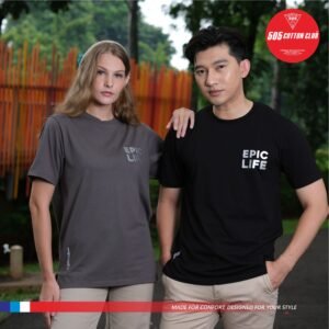 T-Shirt Cotton Enzim  Epic Life