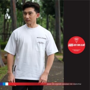 505 Kaos Oversize Pocket T-Shirt Cotton Combed 20S  Brooklyn
