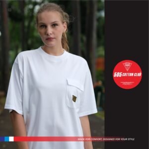 Kaos Oversize Pocket Cotton Combed 20s