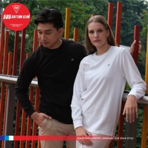 505 Kaos Waffle Lengan Panjang T-Shirt Waffle