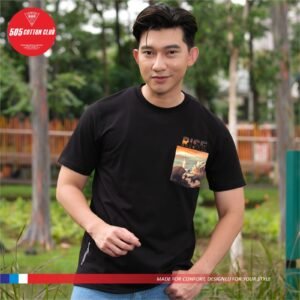 T-Shirt Cotton Enzim Pocket Rise